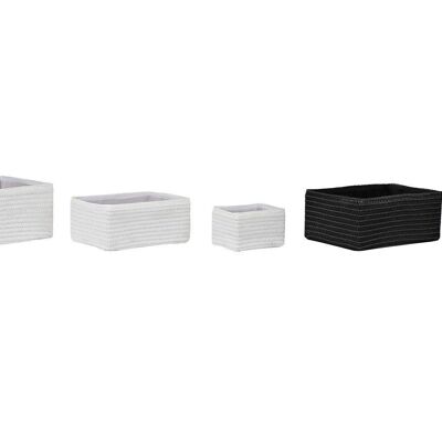 CESTA SET 5 PP 41X30X18 NEGRO DC192341