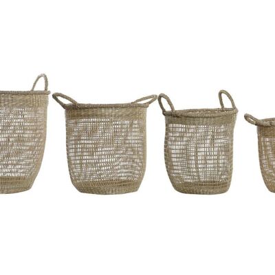 CESTINO SET 4 SEAGRASS 40X40X40 NATURALE DC194929