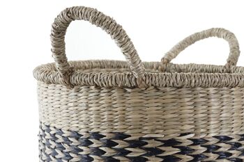 PANIER HERBE DE MER 31X31X30 NATUREL DC194934 3