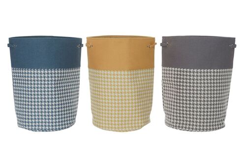 CESTA ROPA POLIESTER 40X40X60 3 SURT. DC196294