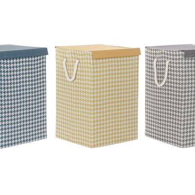 POLYESTER LAUNDRY BASKET 36X36X55 3 ASSORTMENTS. DC196299