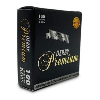 Derby Premium Rasierklingen - 100 Halbe Rasierklingen