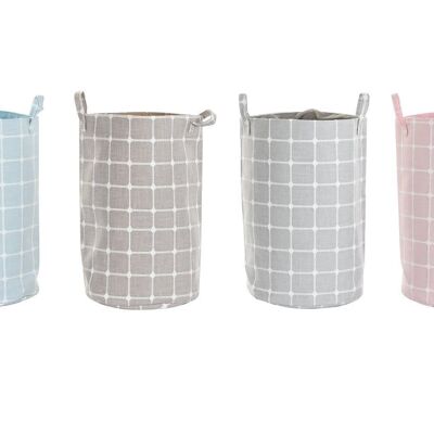 EVA POLYESTER BASKET 35X35X55 4 ASSORTMENTS. DC202596