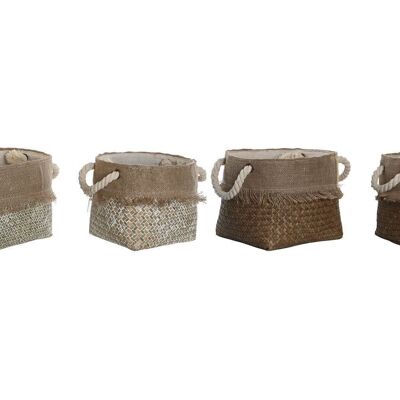 BASKET SET 2 FIBER 28X28X20 2 ASSORTMENTS. DC205452