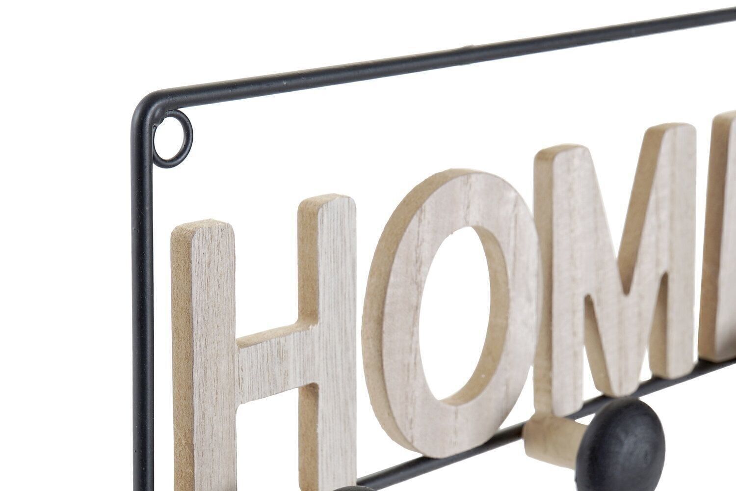 WANDAUFHÄNGER EISEN MDF 45X5X14 SCHWARZ LD181391