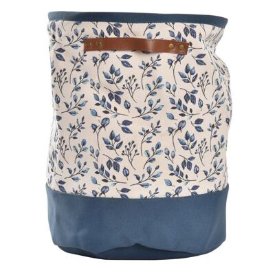 PANIER A LINGE POLYESTER 30X30X40 BLEU LD191110