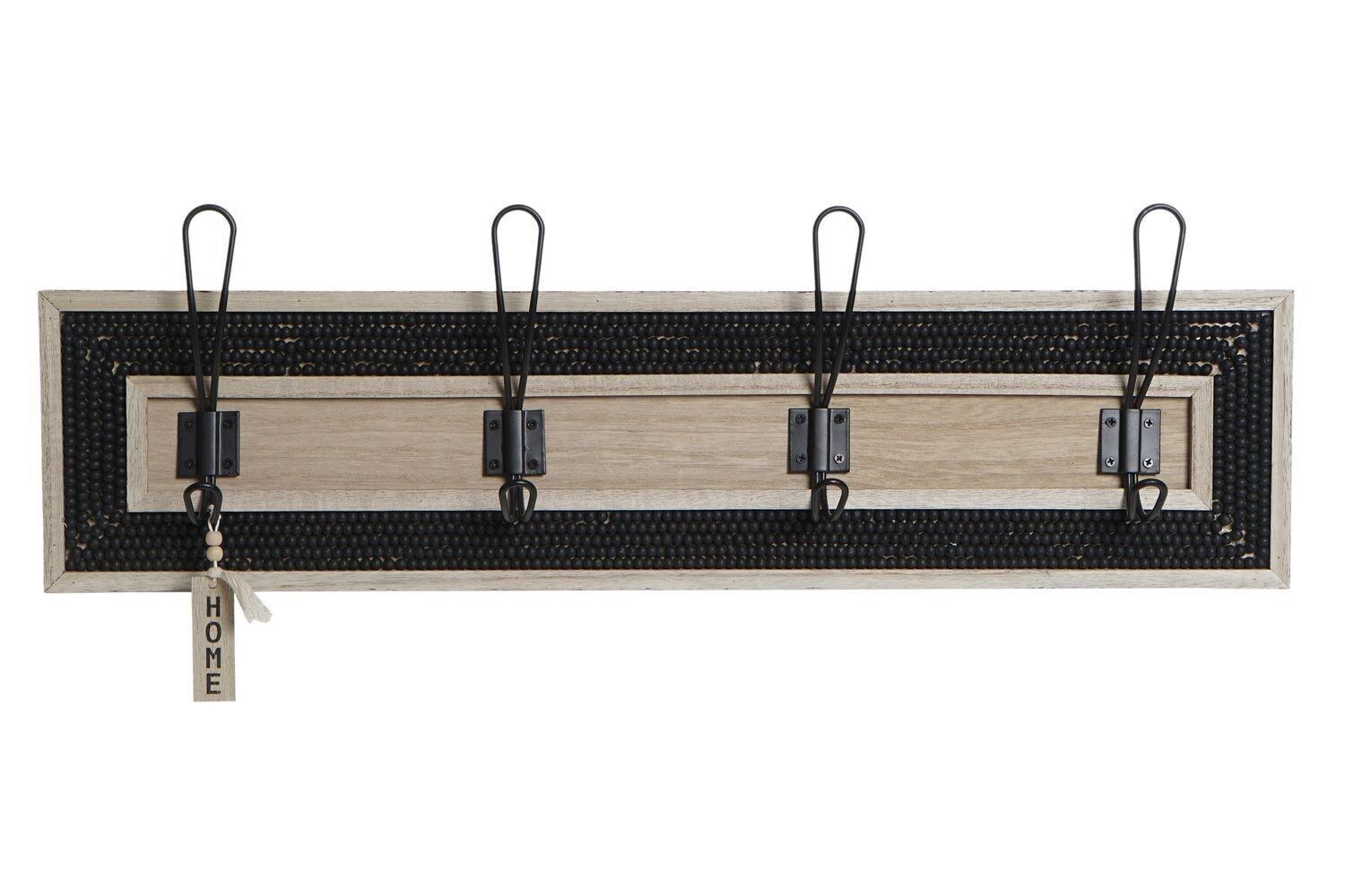 GARDEROBE MDF METALL 60X6X18,5 SCHWARZ LD191492