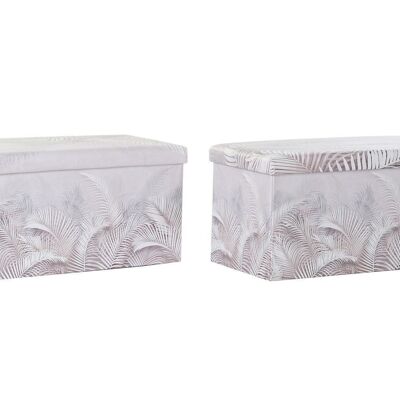 PU FOLDING BOX 71,5X35X36 TROPICAL 2 ASSORTMENTS. LD193801