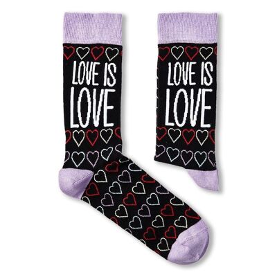 Unisex-Socken „Love Is Love“.