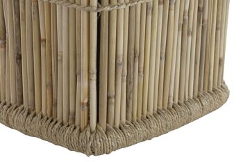 PANIER SET 2 CORDE BAMBOU 46X46X55 NATUREL NATUREL MB175808 5