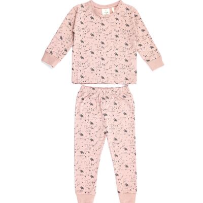 Pijama Marli Allover - Rose Sil Vous Trenza