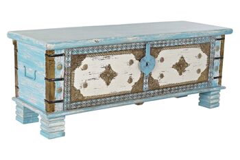 POIGNEE DE COFFRE LAITON 116X40X45 BLEU MB194926 1