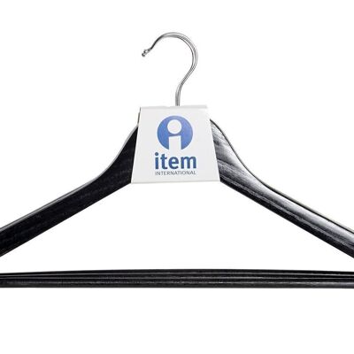 HANGER SET 3 WOOD METAL 45X1,3X22 BLACK PH183602