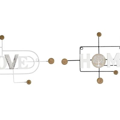 APPENDIABITI MDF METALLO 51X5X30 2 ASSORTITI. PP191650