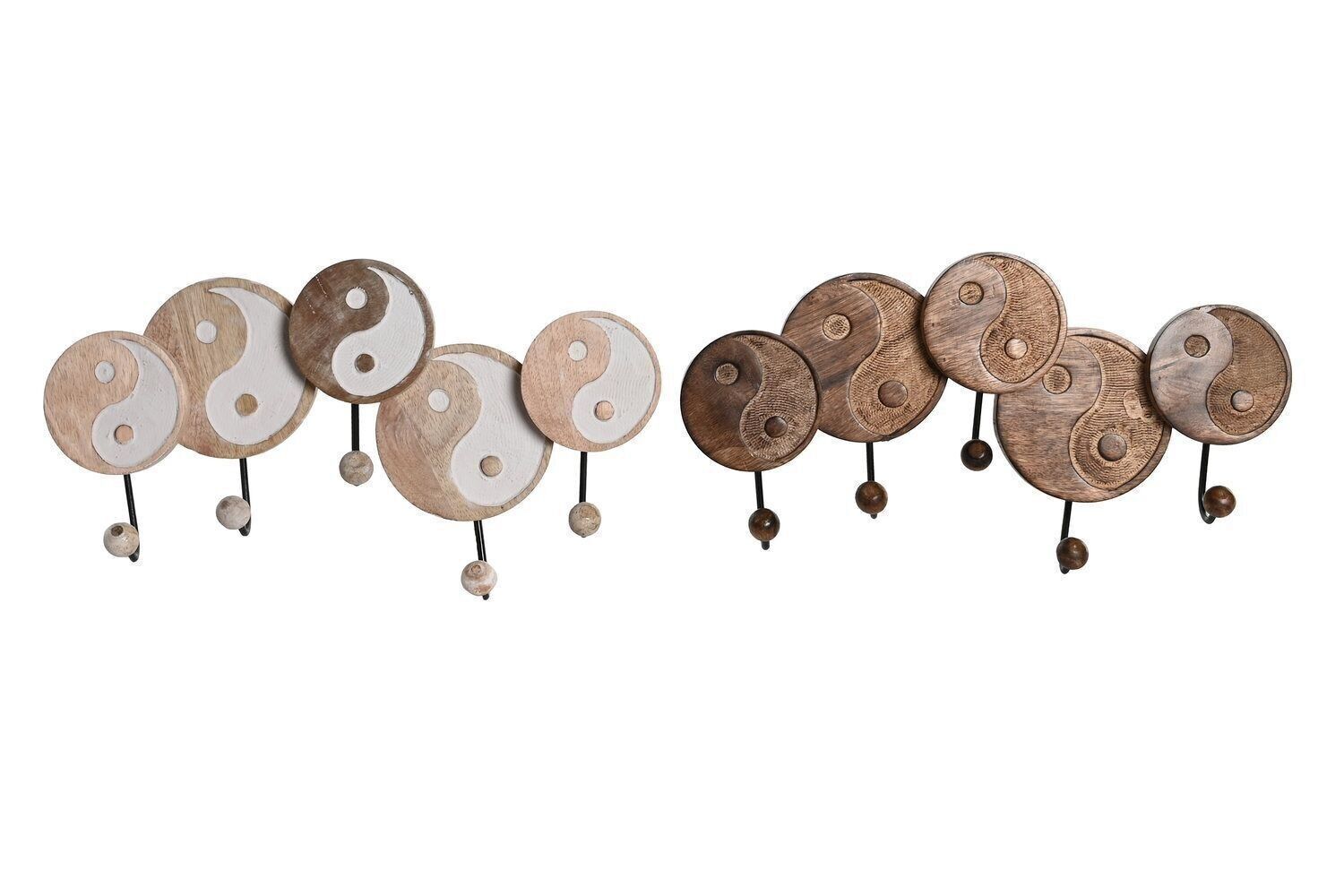 PERCHERO PARED MANGO 45X5X18 YING YANG 2 SURT. PP205247