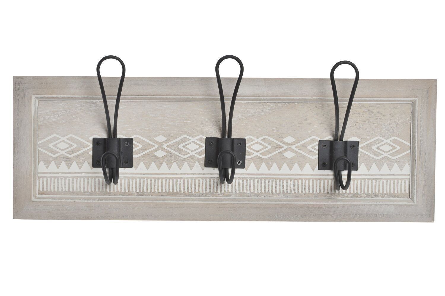 WANDAUFHÄNGER HOLZMETALL 44X5X19 BRAUNER RAND PP186613