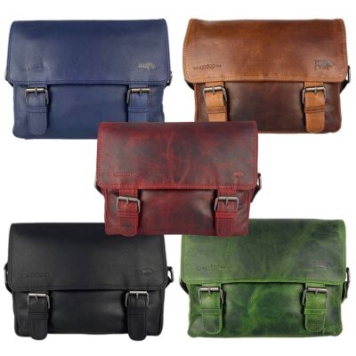 Arrigo - Leather Messenger Bag - Shoulder Bag - 6 colours