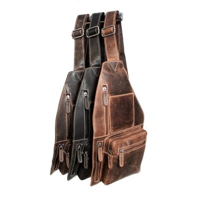 Arrigo Crossbody Bag - Shoulder Bag - Unisex Buffalo Leather