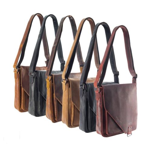 Arrigo Leather Shoulder Bag - Buffalo Leather - Unisex