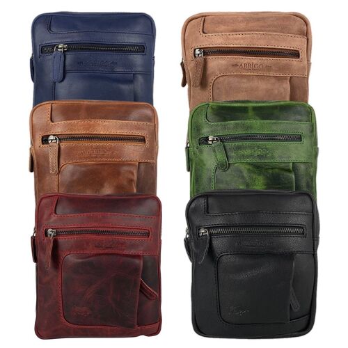 Arrigo Leather Shoulder Bag Or Crossbody Bag - 6 colours