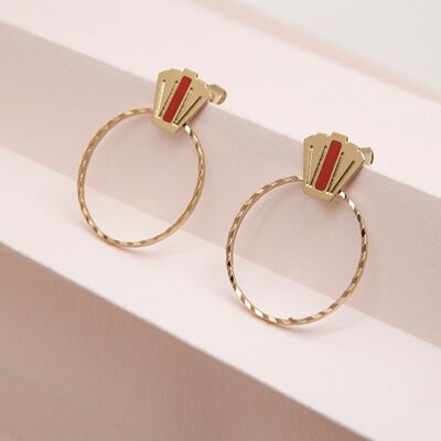 FARO Coral earrings