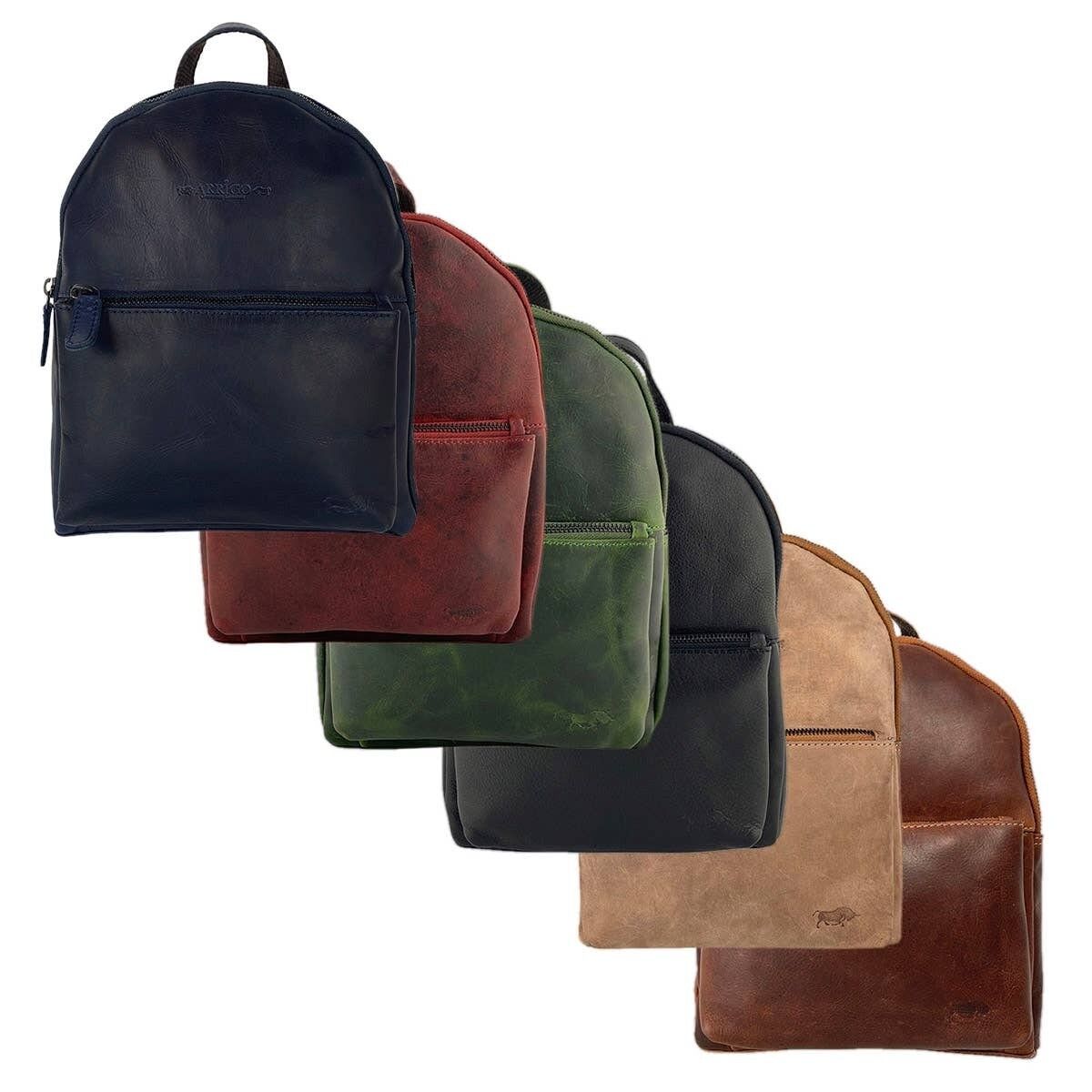 Cow leather outlet backpack