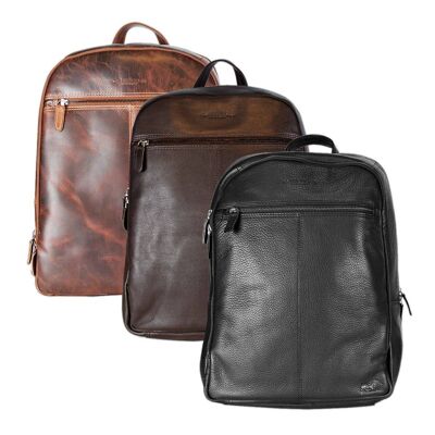 Backpack Made Of Vintage Buffalo Leather In 3 Colors