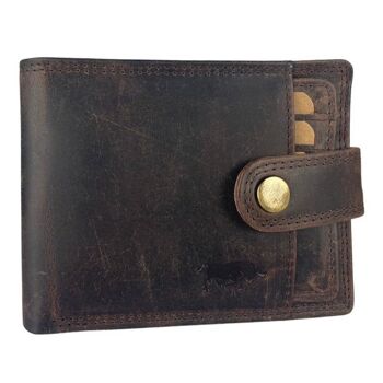 Portefeuille Homme Billfold - cuir de buffle - RFID - Anti Skim 3