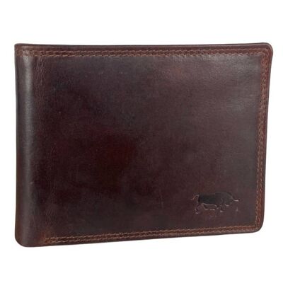 Billfold Men Wallet - Buffalo Leather - RFID