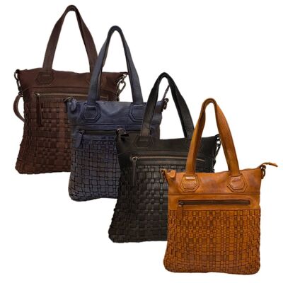 Black Leather Shopper - Shopping Bag Leather - Tote Bag
