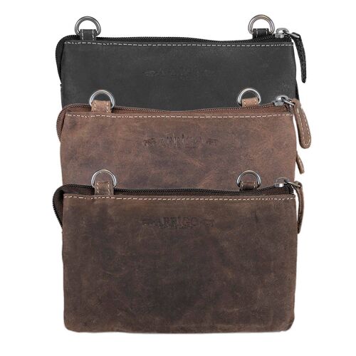 Buffalo Leather Crossbody Fanny Pack - Pouch - Women and Men
