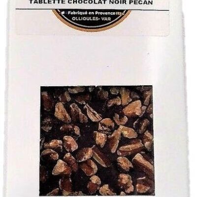 Cioccolato Fondente / Noci Pecan - 62% Cacao - 100g
