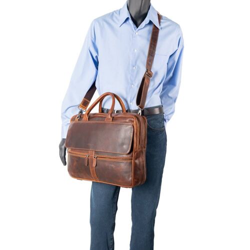 Laptop Bag - 15.6 Laptop – Leather Work Bag - Handbag