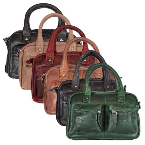 Leather Ladies Bag In 6 Different Colors With A Shoulder