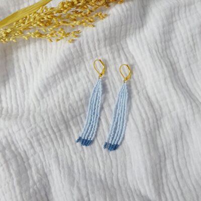 Mini Adèle earrings - sky blue