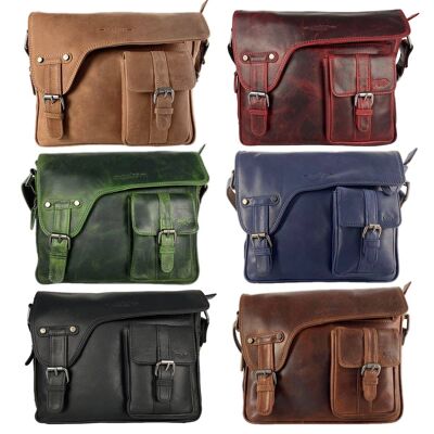 Messenger Bag - Shoulder Bag - Buffalo Leather - 3 colours