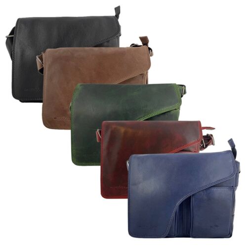 Shoulder Bag - Messenger Bag - Leather - 5 Colours - Arrigo