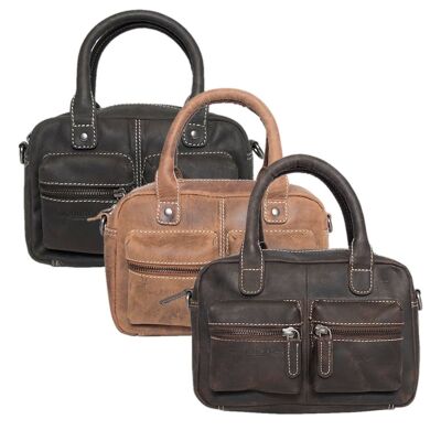 Shoulder Bag - Messenger Bag - Unisex - Buffalo Leather