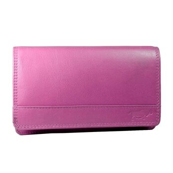 Portefeuille Cuir Dames RFID - Portefeuille Harmonica Cuir Femme 2