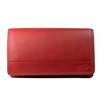 Portefeuille Cuir Dames RFID - Portefeuille Harmonica Cuir Femme 3