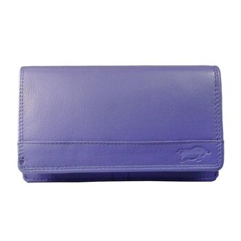 Portefeuille Cuir Dames RFID - Portefeuille Harmonica Cuir Femme 4