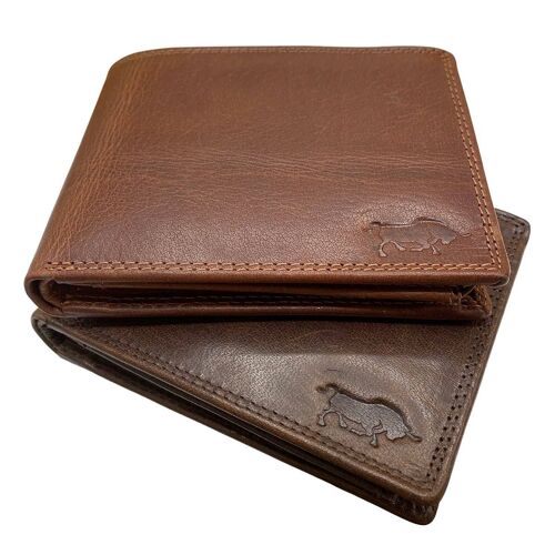 Wallet Men - Bifold model - Leather - 4 Colours - Arrigo