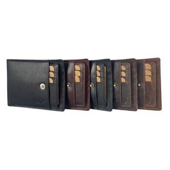 Portefeuille Homme - Cuir de buffle - RFID Anti Skim - Billfold 1