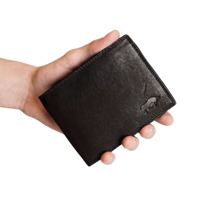 Wallet Men - genuine leather - RFID Anti Skim