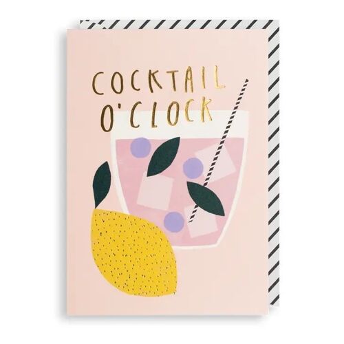 COCKTAIL TIME Birthday Card