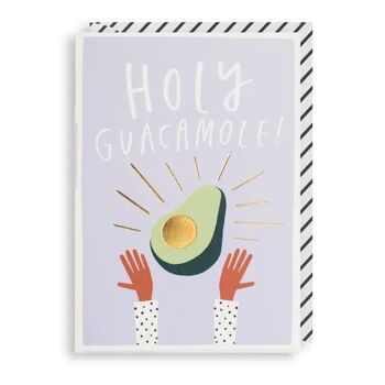 Carte d'anniversaire HOLY GUACAMOLE 1