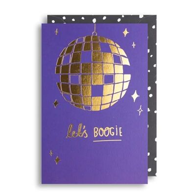 BOOGIE Birthday Card