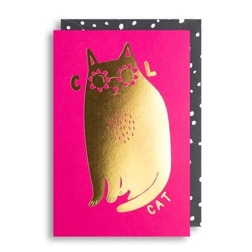 COOL CAT Birthday Card