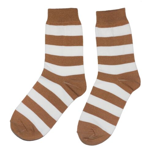 Socks for Men >>Camel Stripes<<