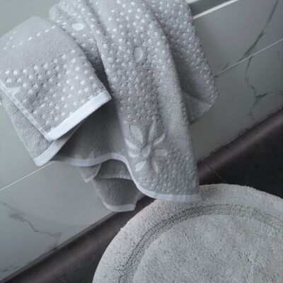 Marrakesh Sculpted Floral Patterned Towels - 100% Cotton